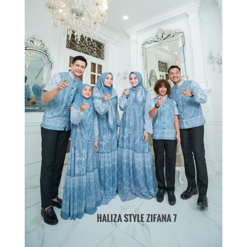 SALE‼️Gamis Haliza Zifana 7  Haliza Rhani 5 by Haliza Syar'i Haliza Style Gamis lebaran sarimbit Hal