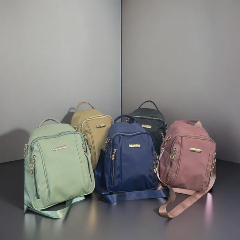 RANSEL CIBAO TAS BAHU PEREMPUAN RANSEL IMPORT KEKINIAN / tas nilon mini/ ransel muat baju/ tas guru 