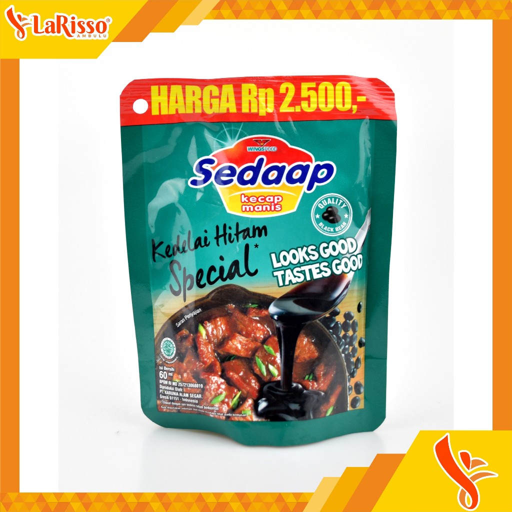 

KECAP SEDAAP REFFIL 85GR KEDELAI HITAM SPC (6'S) TANPA HADIAH PIRING