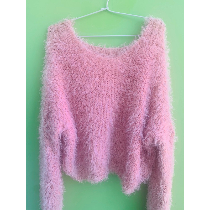 SWEATER RAJUT BULU FUZZY PREMIUM