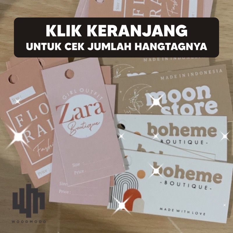 

Hangtag Baju/ Hangtag Pakaian/ Hangtag/ Label/ Merek