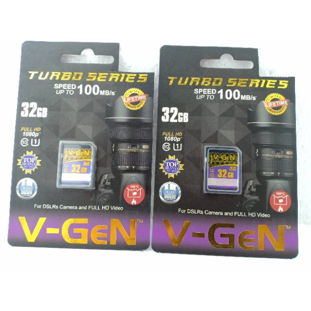 MMC KAMERA 32GB/64GB/128GB VGEN 100MBPS MEMORY KAMERA