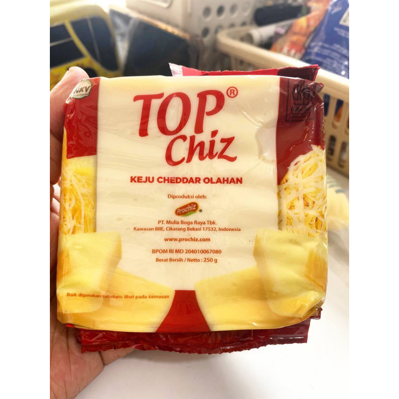 

Keju cheddar top chiz 250g