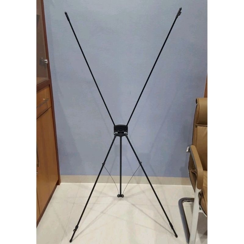 Kaki Y Banner Fiber Hitam & Abu 60x160