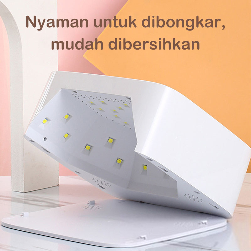 Terbaik Lampu UV Kuku Isi Ulang Portabel 54 Watt Lampu LED - Lampu Kuku UV - Pengering Kuku Lampu
