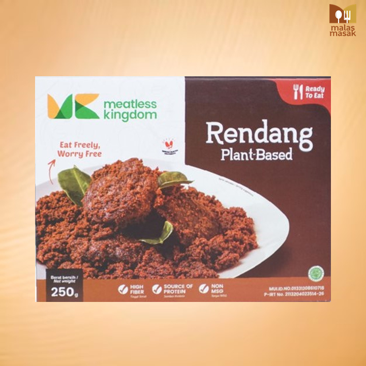 

Meatless - Rendang 250 gram | Plant Based | Vegetarian Food | Daging Nabati