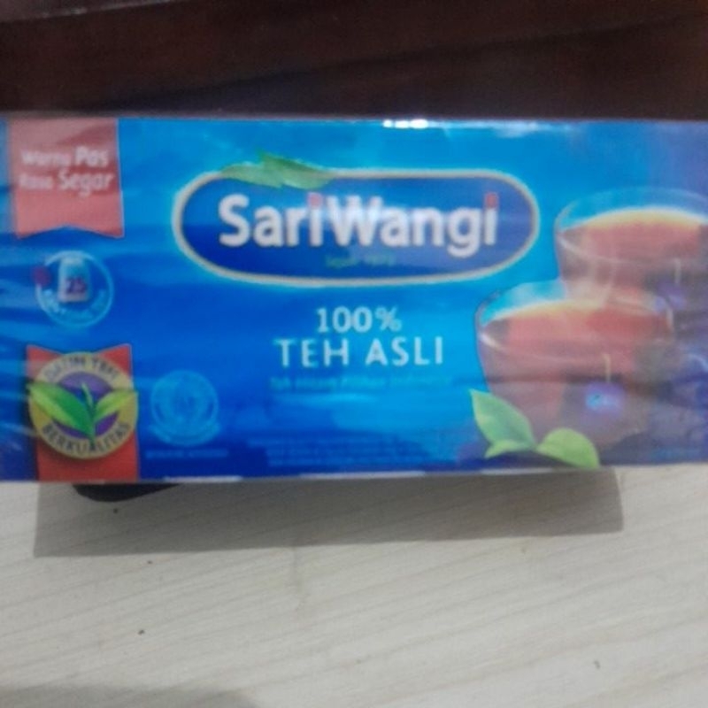 

Teh Celup SariWangi isi 25 bungkus.