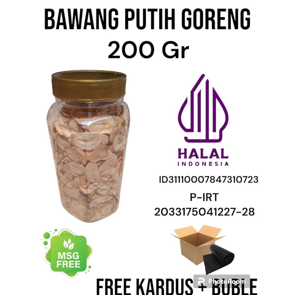 

3l Baru Bawang putih Goreng toples Again