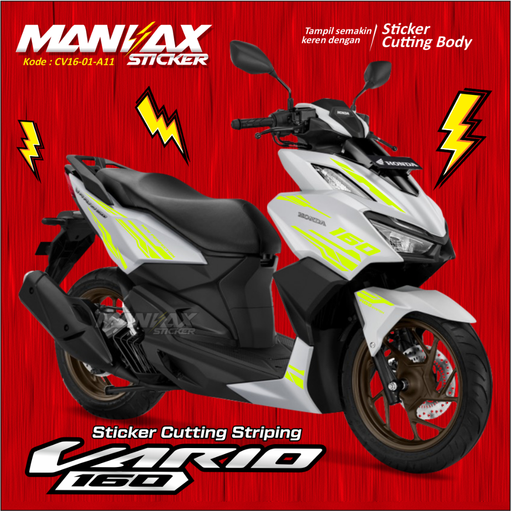 Sticker Vario 160 - Cutting Sticker New Vario 160 - Stiker Honda Vario