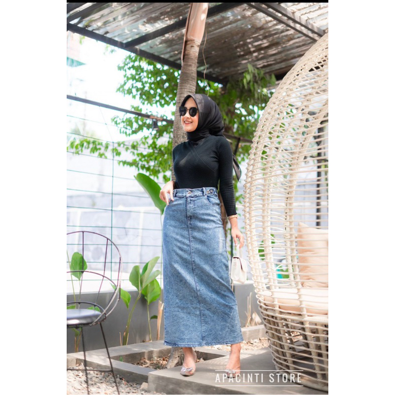 Rok jeans - Rok Denim - Rok jeans skirt theana
