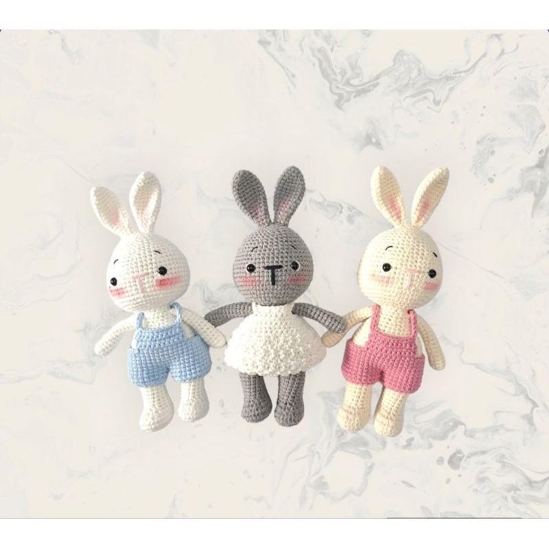 Boneka kelinci | cute bunny doll | bunny amigurumi | boneka rajut