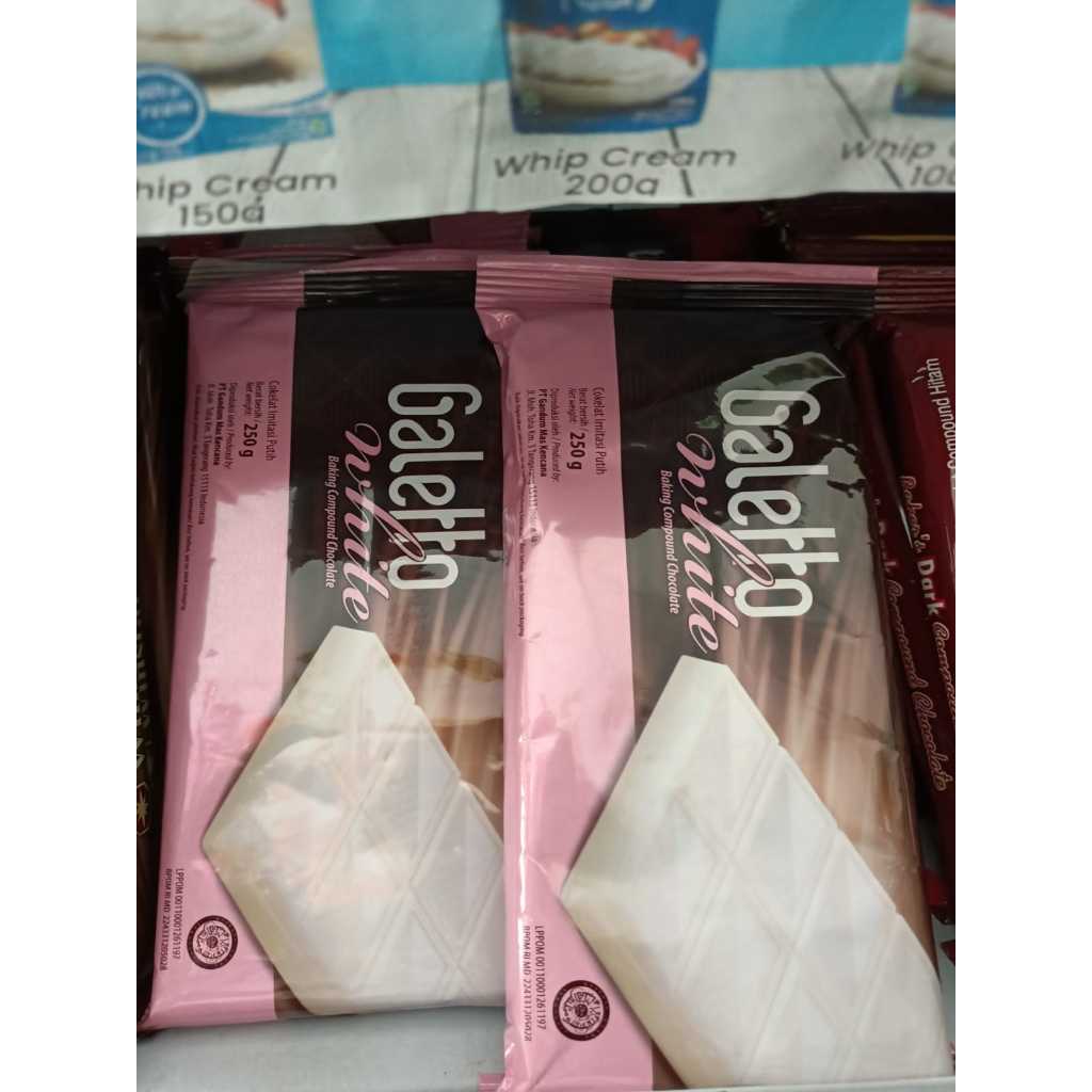 

Coklat Batang Galetto WHITE 250gr