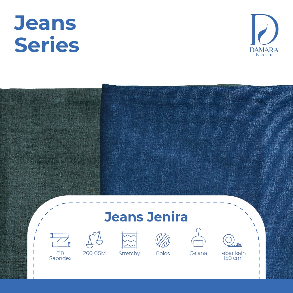 Kain Stretch Jeans Premium Jenira