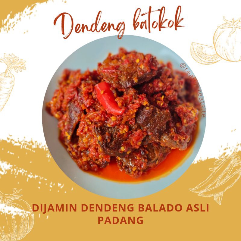 

DENDENG BATOKOK/DENDENG BALADO ASLI PADANG 500 GRAM