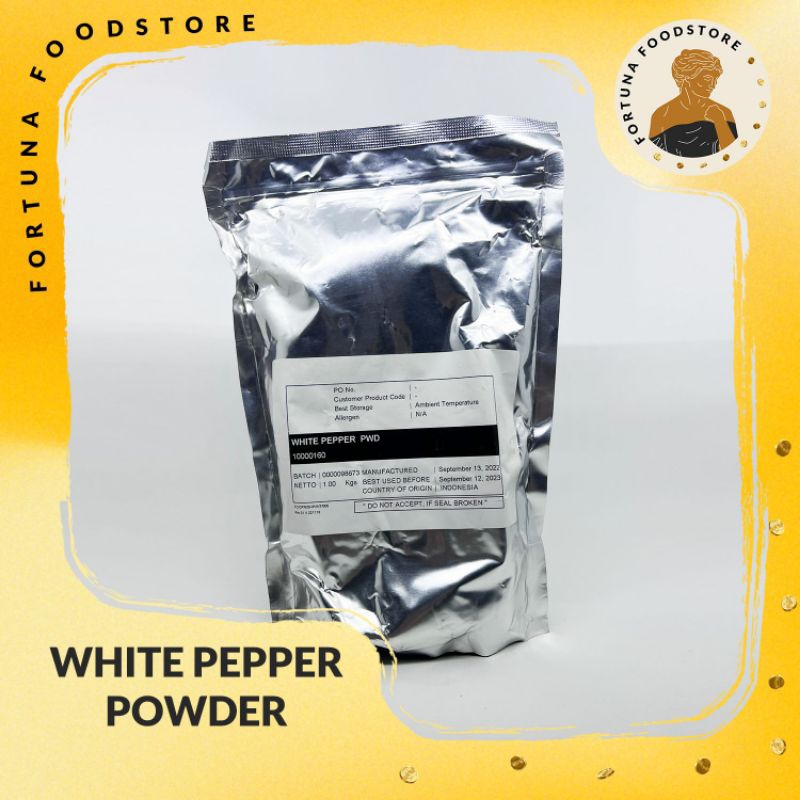 

White Pepper Powder Bubuk Lada Putih Premium 1kg