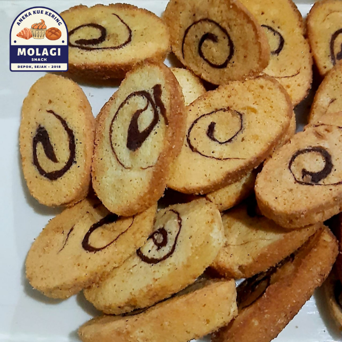 

Kue Bolu Oval Manis / Roti Bagelen Ridho 150 Gram - Molagi Snack