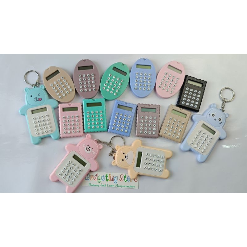 

KALKULATOR kecil lucu oval / biskuit