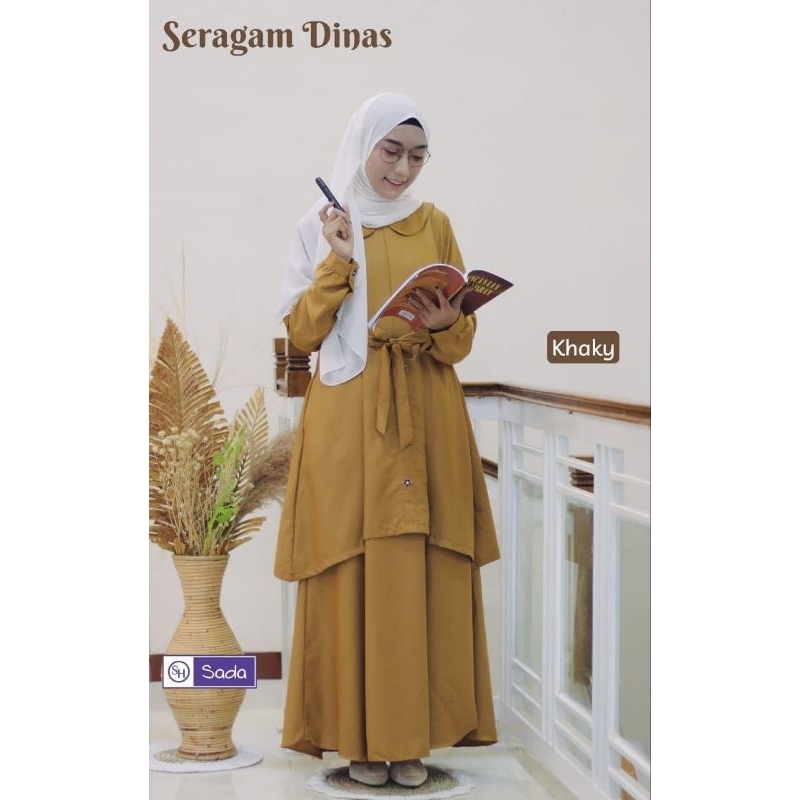 Gamis Dinas Khaky Pemda size Jumbo