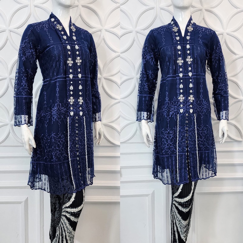 Kebaya kartini tulle / kebaya tunik kartini / kartini modern