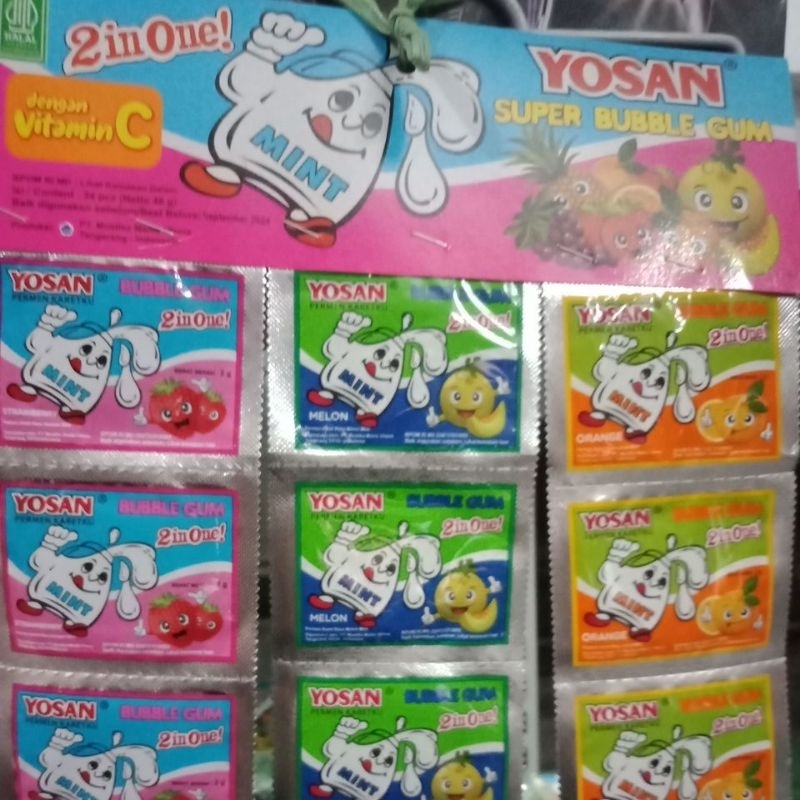 

permen karet yosan