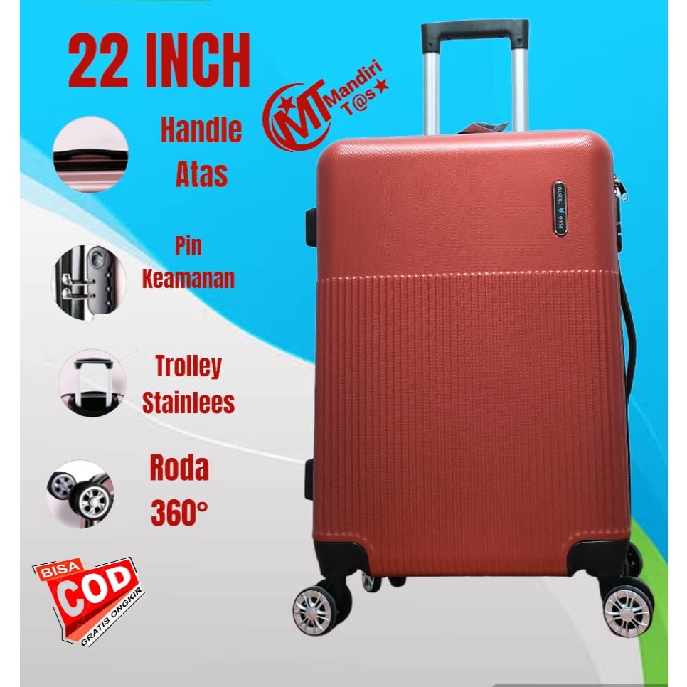 Original 8.8 BIG SALE KOPER 22 INCH,KOPER POLO TRONTO,KOPER -VARIAN WARNA,KOPER ORIGINAL,KOPER TERLA