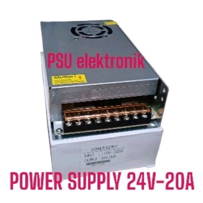 Travo Power Supply 24V 20A PSU 24 Volt 20 Amper High Quality 20 Ampere 24v