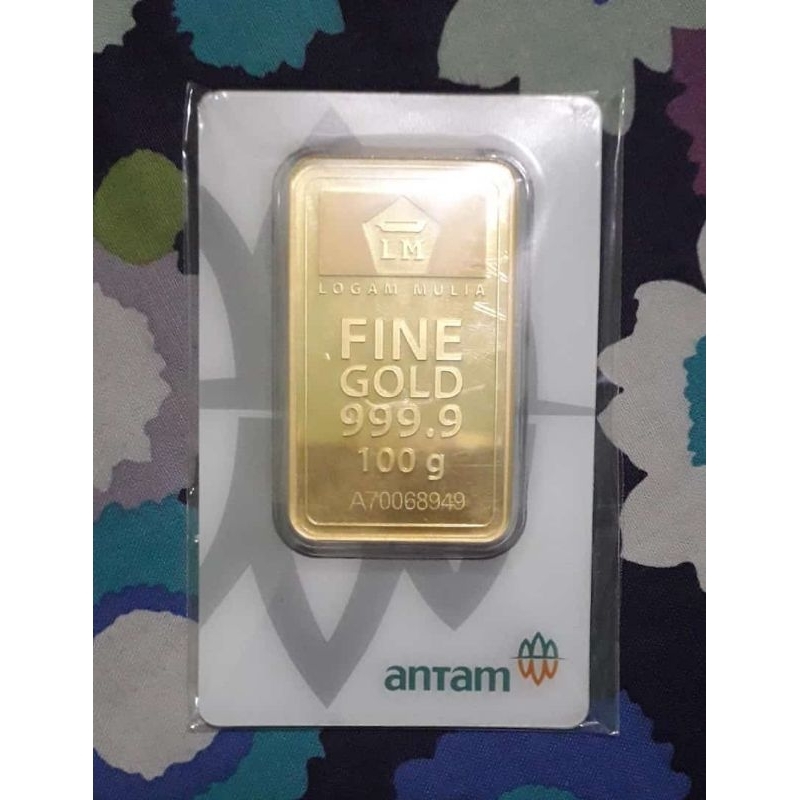 ASa Emas Logam Mulia Emas Batangan Antam Certieye Redmark 25 Gram