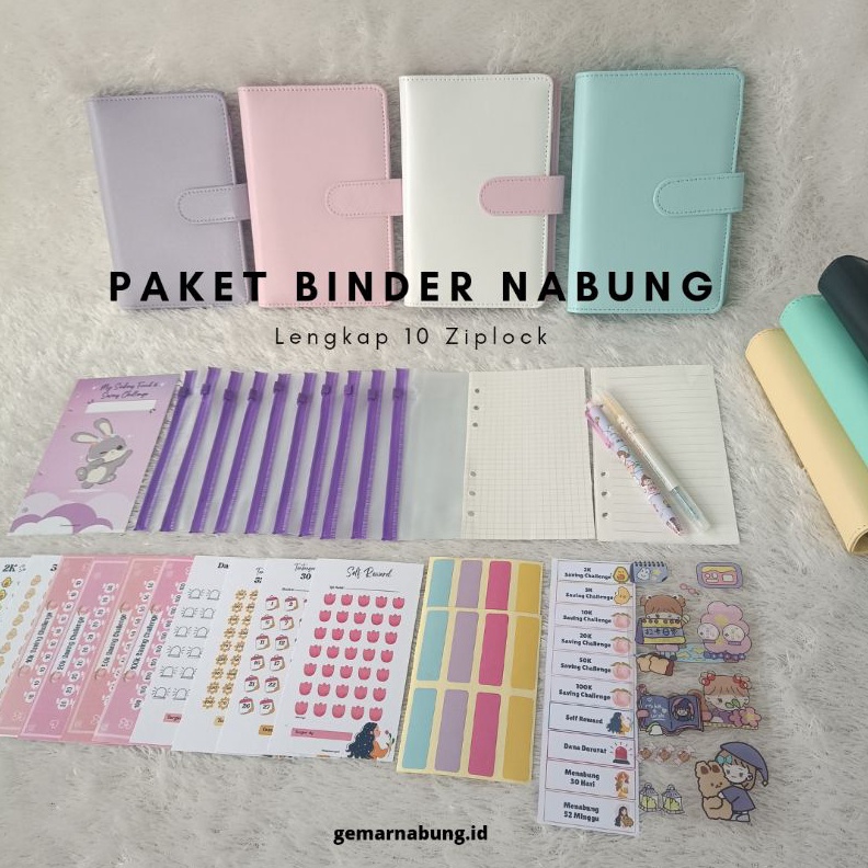 

✨Terbaru✨ Paket Binder Nabung Keuangan Lengkap (10 Ziplock) !!