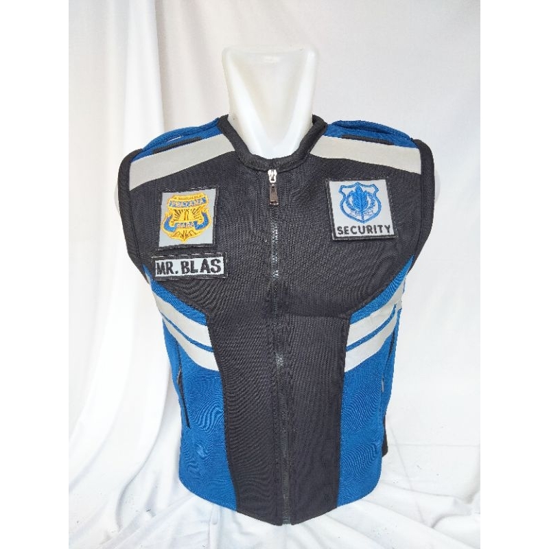 rompi security / satpam rompi security terbaru rompi security jala tebal biru hitam