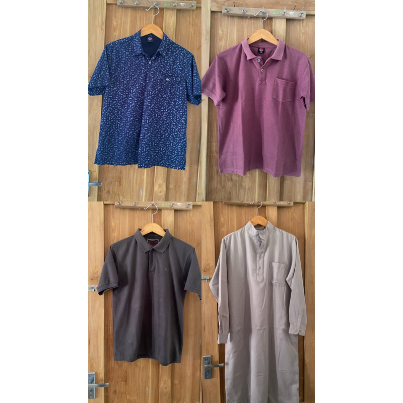 PRELOVED  BAJU KAOS KEMEJA JUBAH PRIA