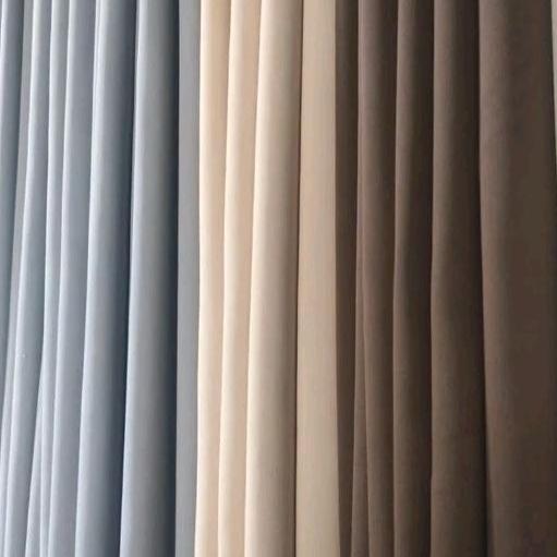 Gorden polos hotel bahan blackout import bisa Untuk pintu kamar dan jendela minimalis