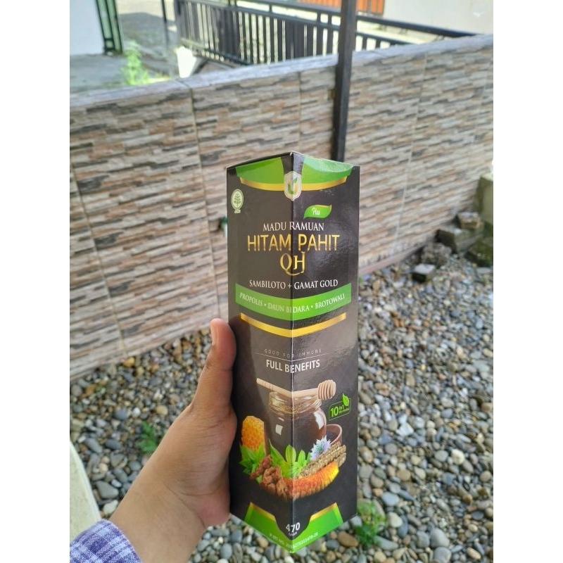 

MADU RAMUAN HITAM PAHIT QH - 470 gr - 100 % ORIGINAL PRODUK