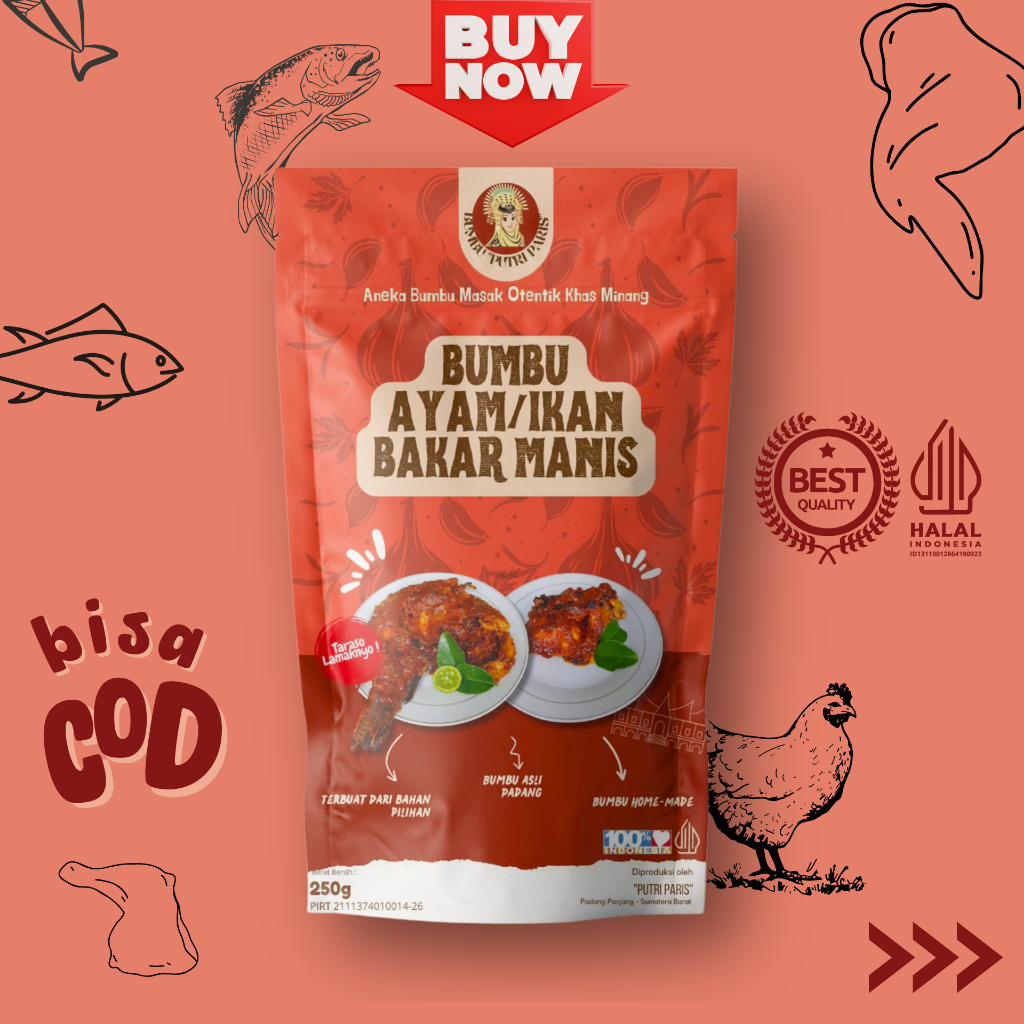 

Bumbu Ayam/Ikan Bakar Manis "Putri Paris