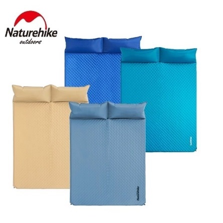 Matras Couple inflatable mat with pillow Naturehike NH18Q010-D
