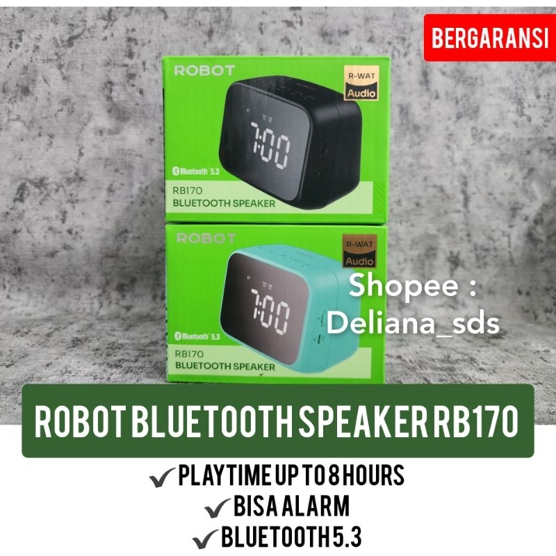 Speaker Bluetooth Robot RB170 Bergaransi Bluetooth Speaker Robot RB170 Speaker Robot RB170