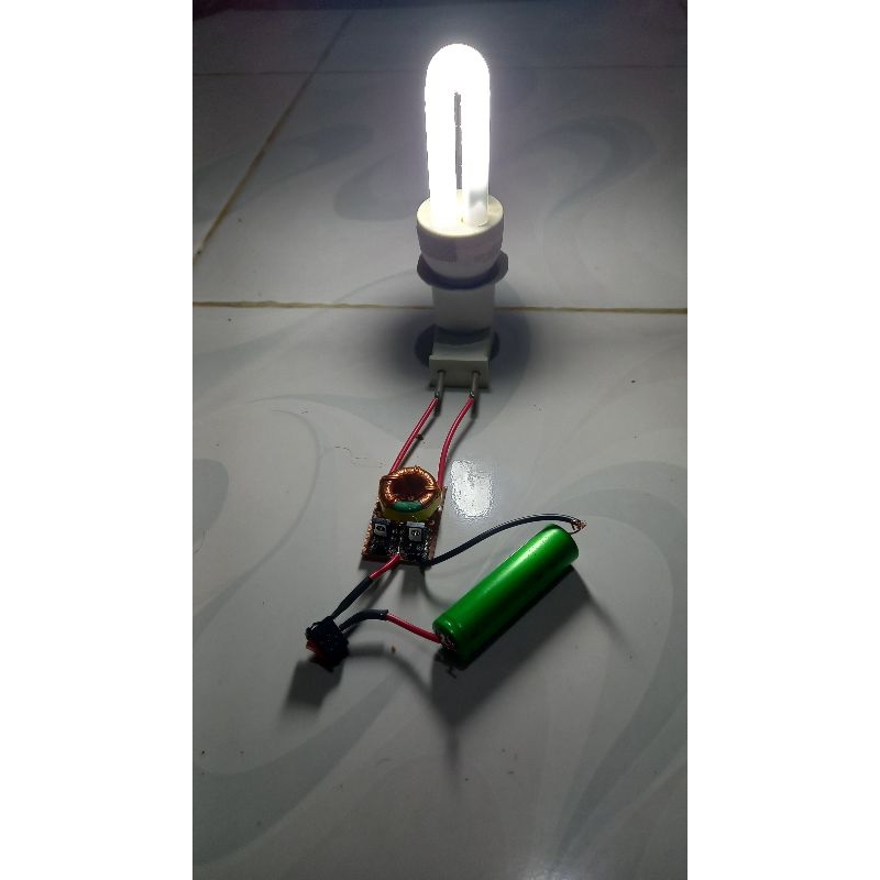 Kit Joule Thief Pushpull Plus Saklar - input  3.7 v - 5volt