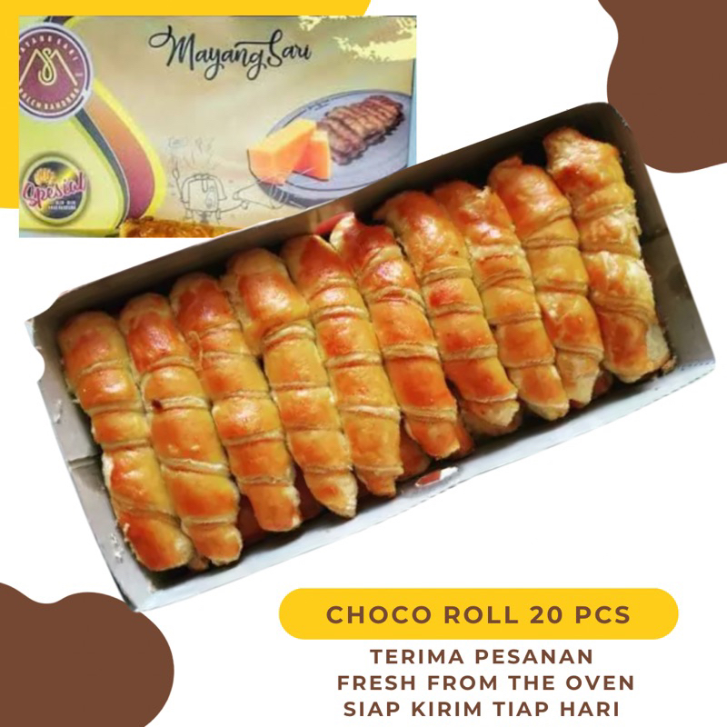 

Choco Roll Mayangsari isi 20 roll Terenak dan termurah