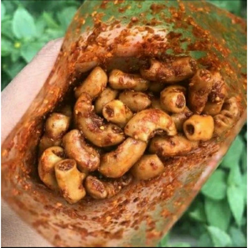 

Makaroni bantet pedas/makroni bantet isi 100gram