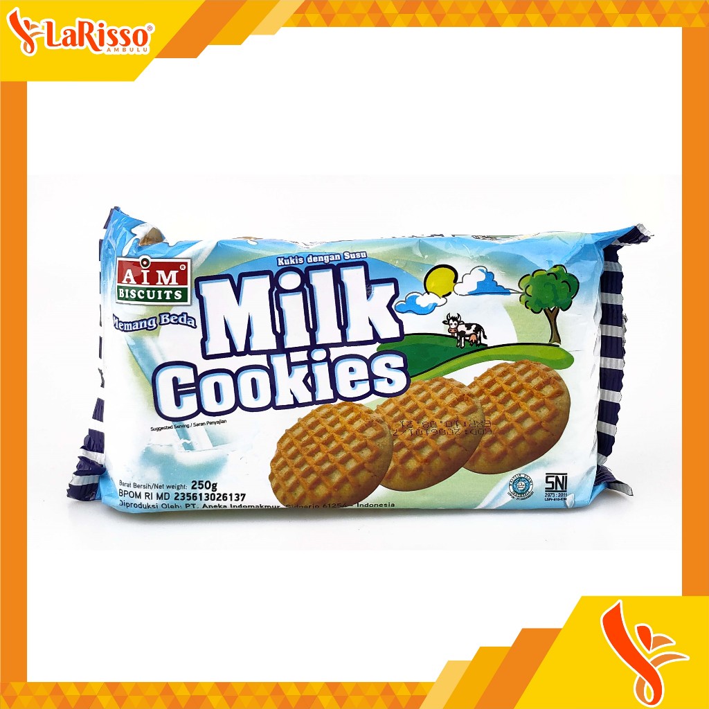 

AIM BISKUIT MILK COOKIES 250GRR