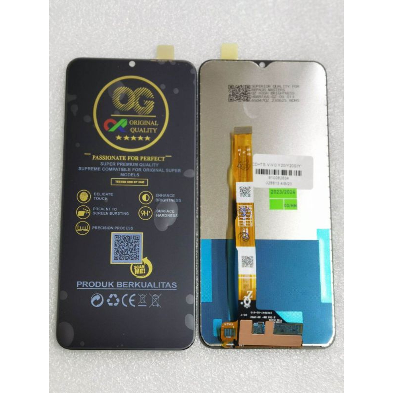 LCD Fullset LCD Touchscreen Vivo Y20 Y20s Y12s Y15s OG Ori