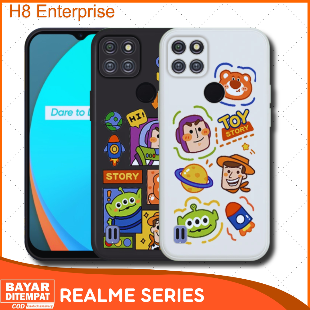 Case Realme C21Y C25Y Casing Softcase Cute Kartun Toy Story Losto Silicon Premium