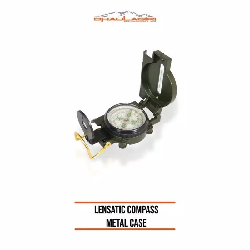 Compas Dhaulagiri Multifunction Lensatic Compas Bidik Dhaulagiri - Kompas Militer Portabel