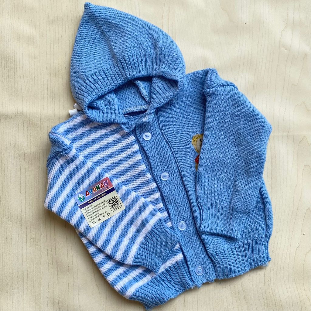 AYAKAN BABY - Jaket Rajut Bayi Sweater Bayi 0-6 Bulan