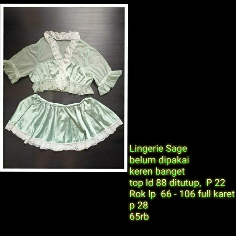 Lingerie Sage Mint
