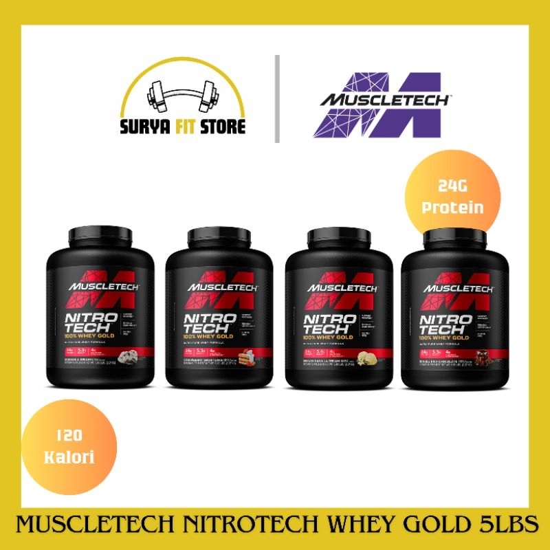 Muscletech Nitrotech Whey Gold 5lbs Whey Protein