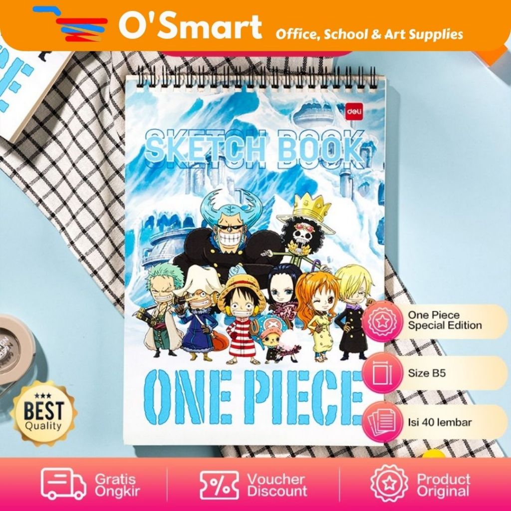 

NOTEBOOK SPIRAL DELI EN011ONE PIECE