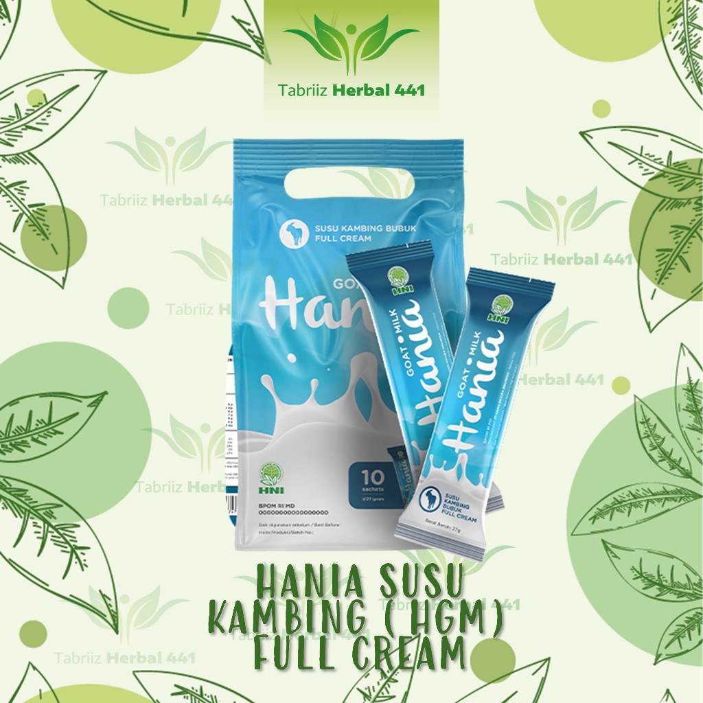 

Hania Susu Kambing Bubuk Full Cream [HNI-HPAI] / Menurunkan kadar gula dalam darah / Original BPOM