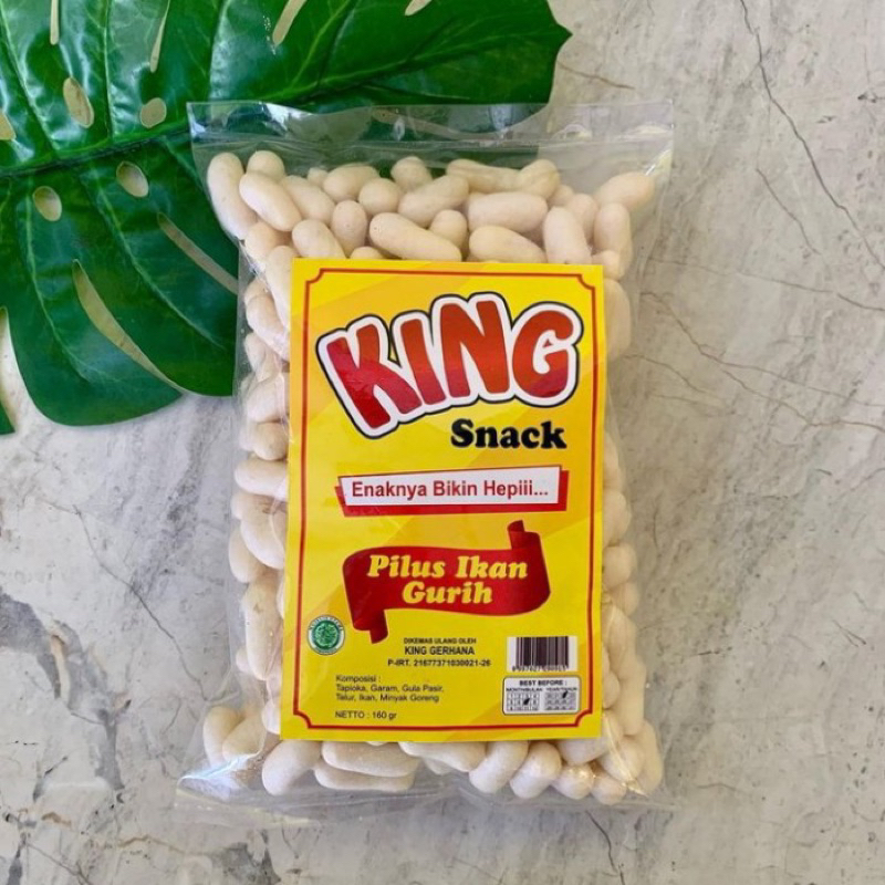 

King Snack Pilus Ikan Gurih 160gr