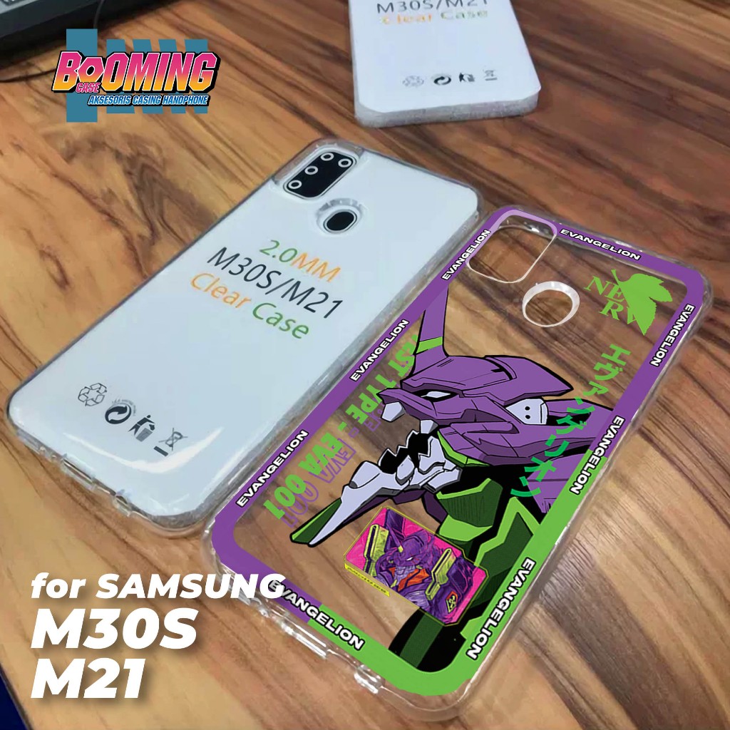 Case Samsung M21 - M30S Casing Samsung M21 - M30S Motif [EVANGELION] Booming Case Softcase Premium -