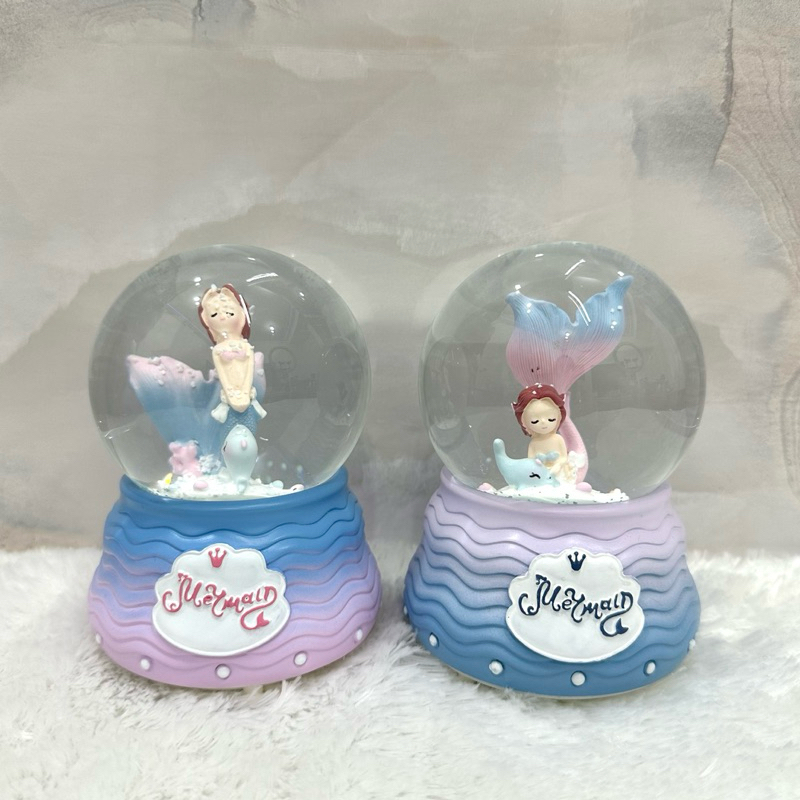 KOTAK MUSIK / SNOWBALL BOLA MUSIK AIR / MERMAID SIZE MEDIUM